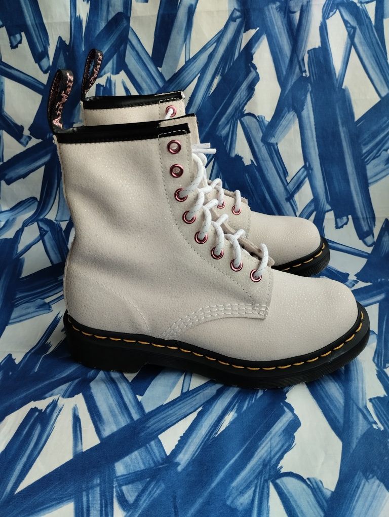 Dr Martens - 1460 Bejewelled Боти Кубинки Естествена Кожа Номер  37