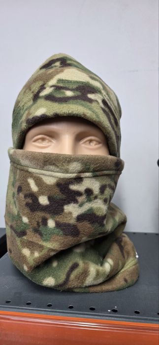 Шапка-шарф флисовая,теплая
Расцветки: черный мультикам,