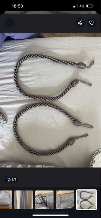 Draperie  gri azur NOU