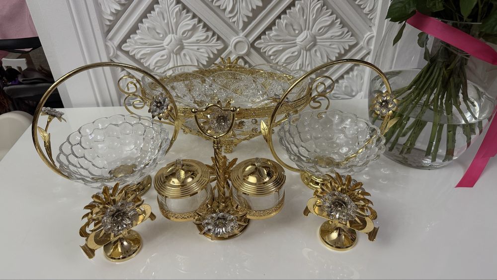 сервировочный комплект посуды люкс качества