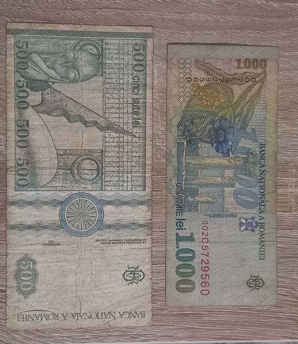 37 monede ani diferiti si 2 bancnote Romania