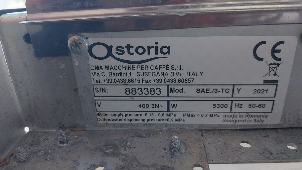 Espresor profesional Astoria touch