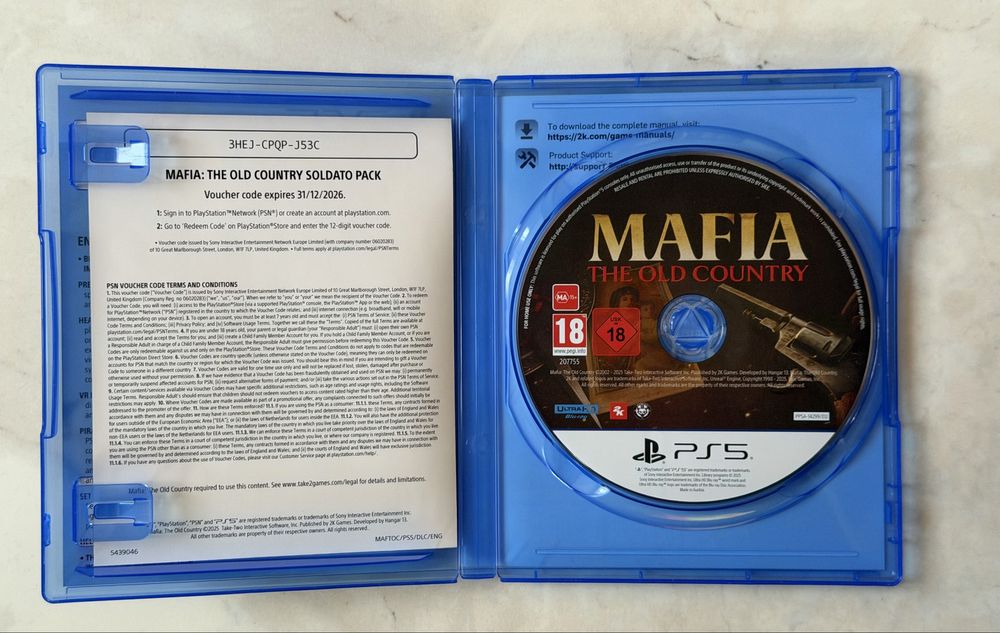 Mafia The Old Country за Playstation 5/ PS5 НОВА