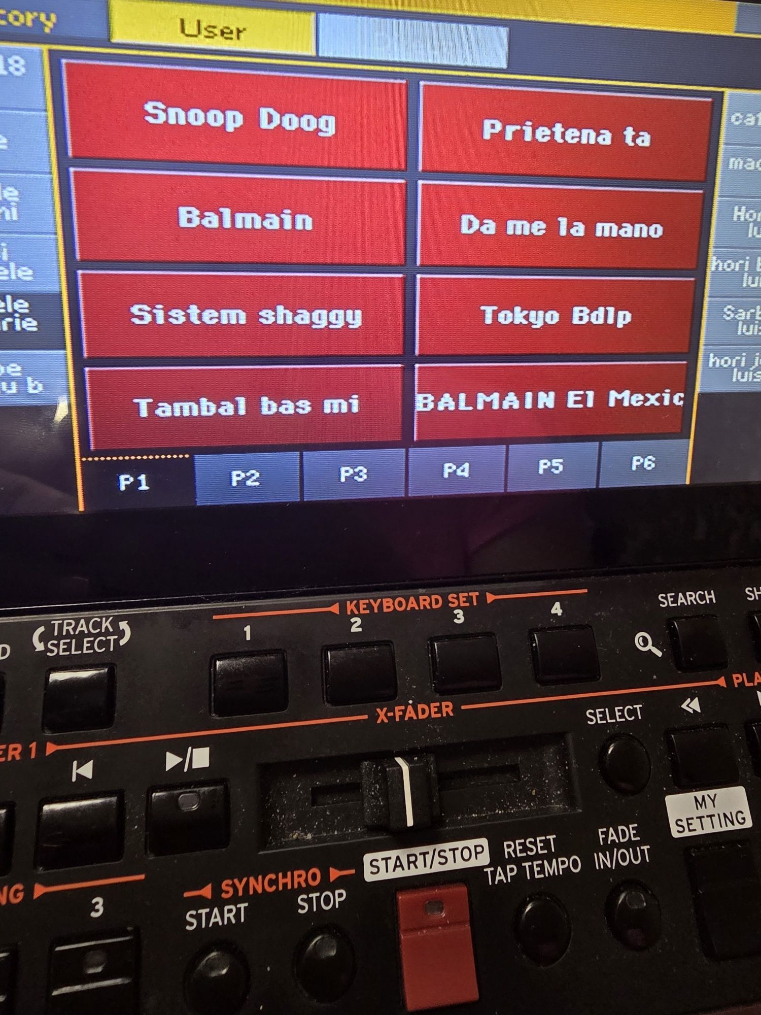 Set korg pa1000 pa700 korg pa5x Manual 2025