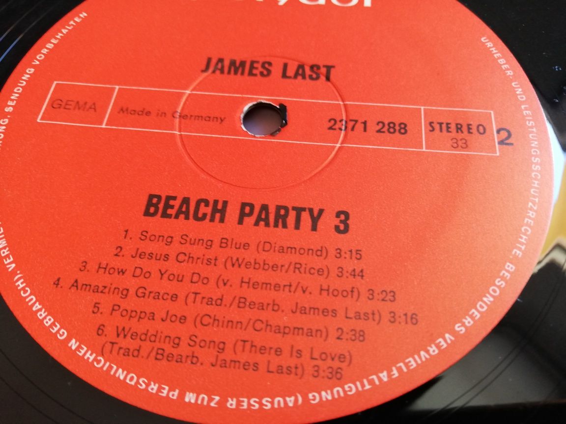 Disc vinil James Last - Beach party 3