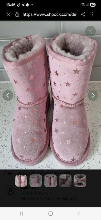 Ugg din piele intoarsa