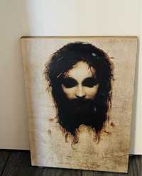 Icoana lemn Isus 28 x 19 cm