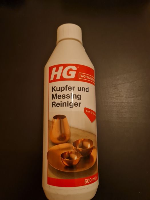 Препарат HG за възстановяване блясъка и цвета на мед, месинг и бронз