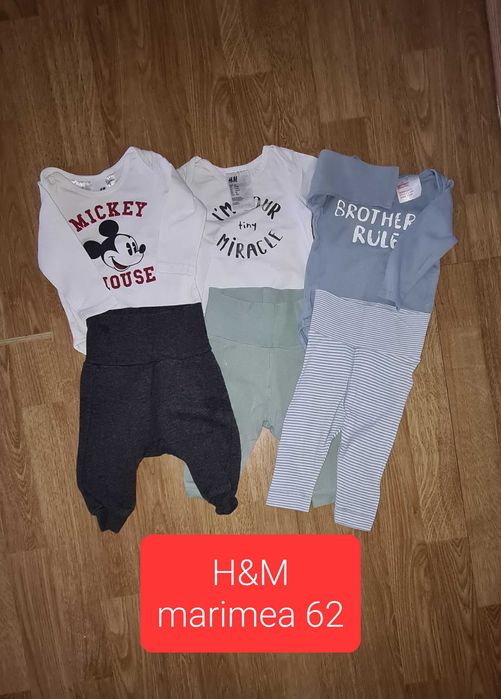 Loturi hainute băieți bebelusi H&M si C&A