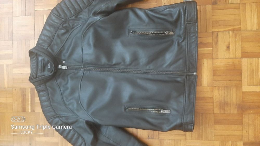 Geaca piele stil motociclist XL42