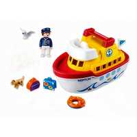 Barca yacht Playmobil cu figurine si accesorii - Montessori joc rol