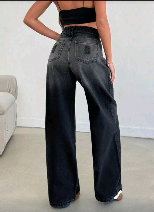 Blugi dama wide leg marimea 36 noi