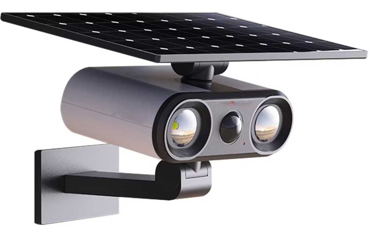 Lampa cu panou solar de exterior inalta luminozitate,senzor de miscare