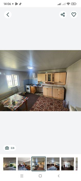 Продается дача 6 соток. 3 ком.( Газалкент)   55000 уе