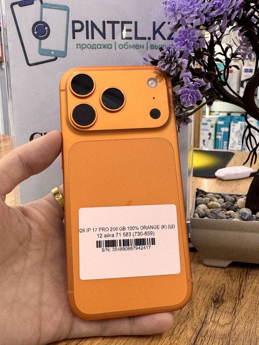 Iphone 17 pro 256gb 100% Pintel.kz