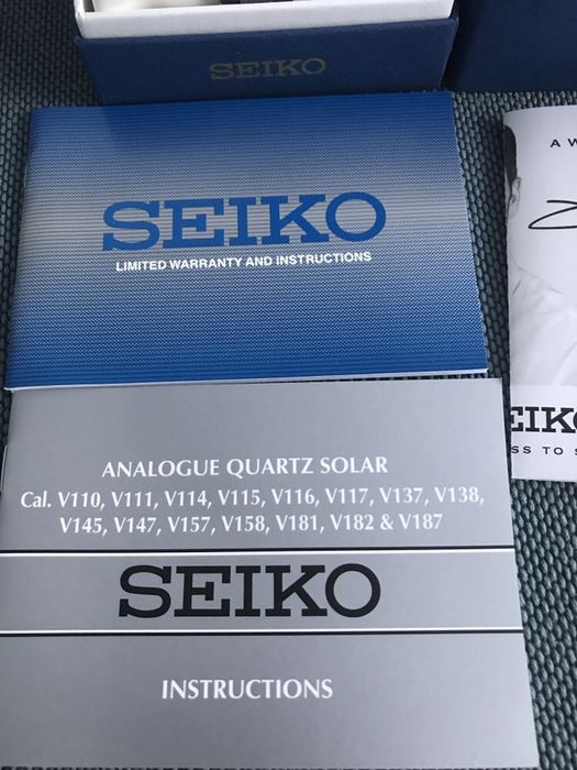 Ceas barbatesc - seiko (solar)