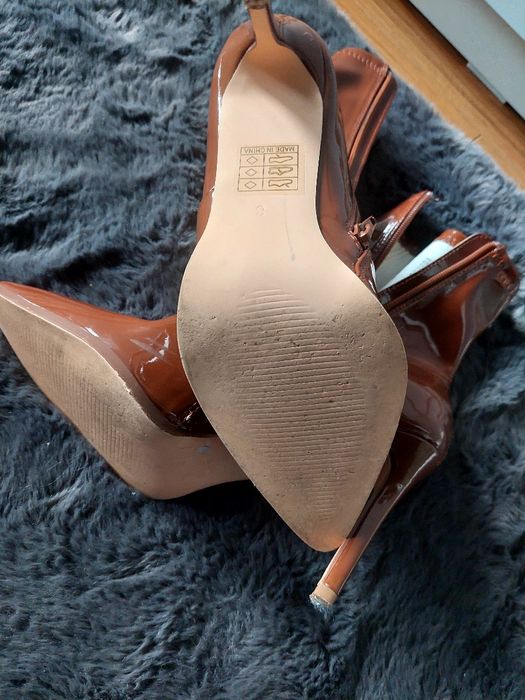 Ghetuțe elegante, lac, Steve Madden