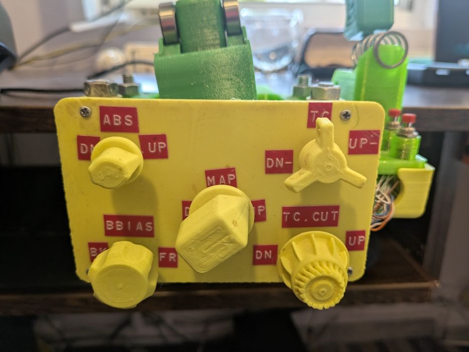 Thrustmaster T150 + T3PA + custom Shifter