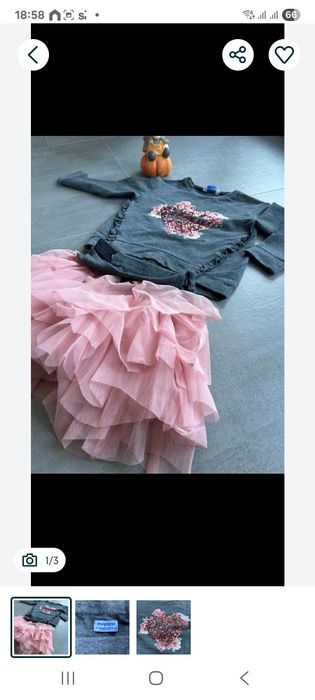 Bluza si fusta fetita varsta 5 -6 ani