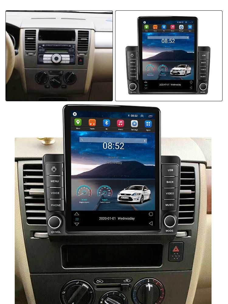 Navigatie Nissan Tiida 2005-2010 , Tesla, Android, 2+32GB ROM,10 inch