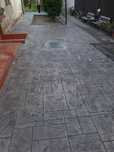 Constructii pavele beton amprentat elicopterizat tencuiala decorativa