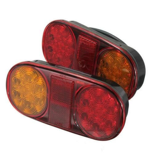 комплект 2 броя led лед диодни стопове, 12v, 160мм x 80мм, за ...