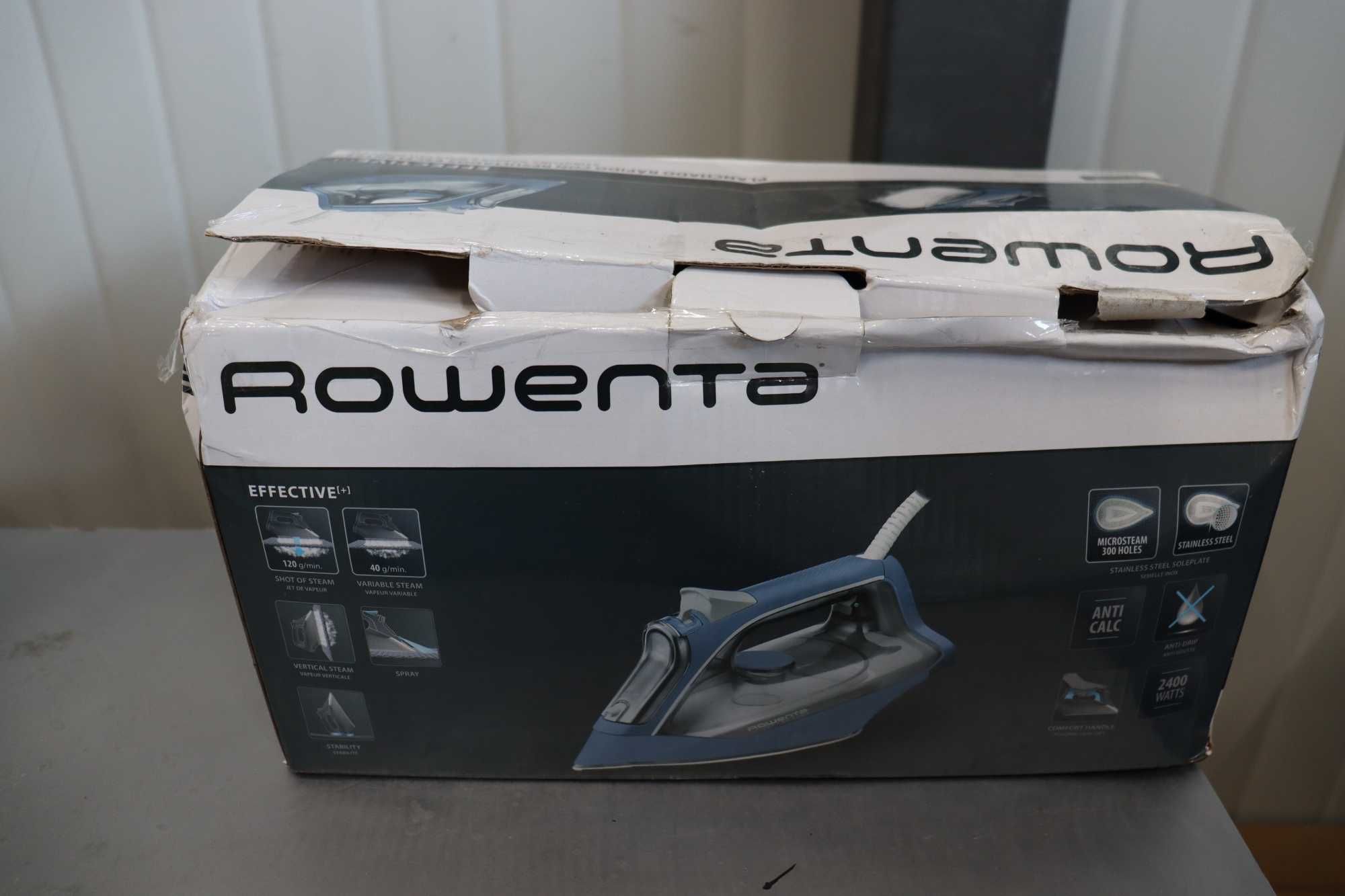 Ютия Rowenta Effective, 2400W, парен ход, неръждаема стомана