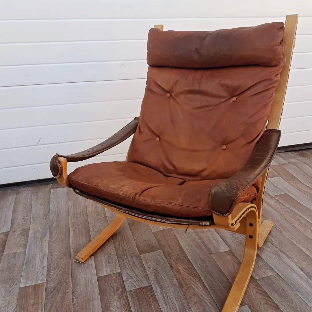 Норвежко Vintage кресло Siësta на известния дизайнер Ингмар Релинг  60
