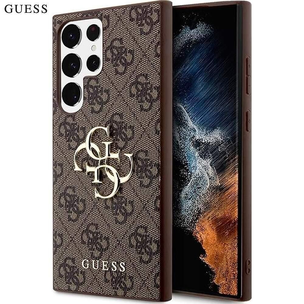 Оригинален кейс guess hardcase 4g за samsung galaxy s24 ultra brown