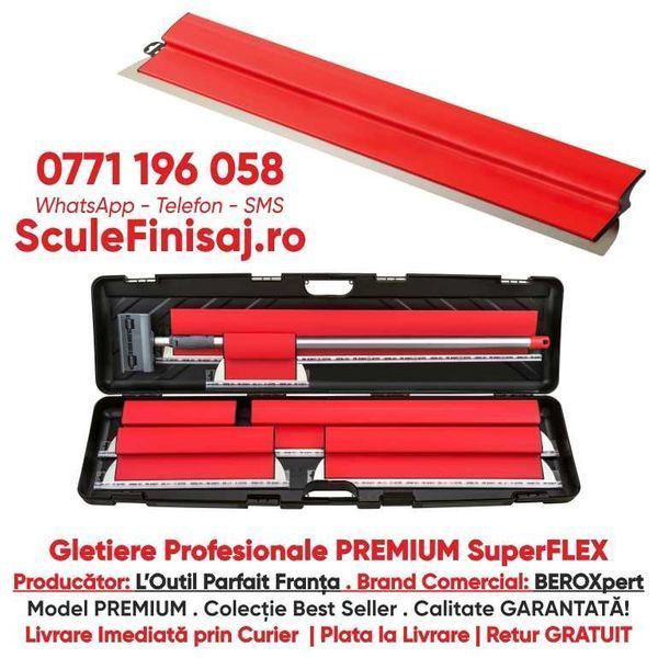 Gletiere Profesionale ORIGINALE L'Outil Parfait FRANTA, INOX 0.3 mm