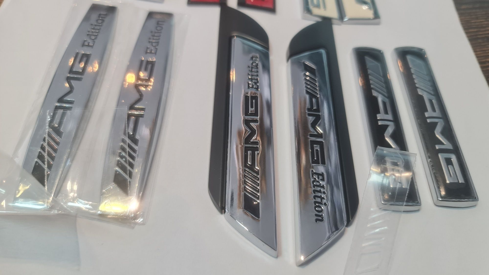 Метални емблеми AMG за калник за калници на Мерцедес