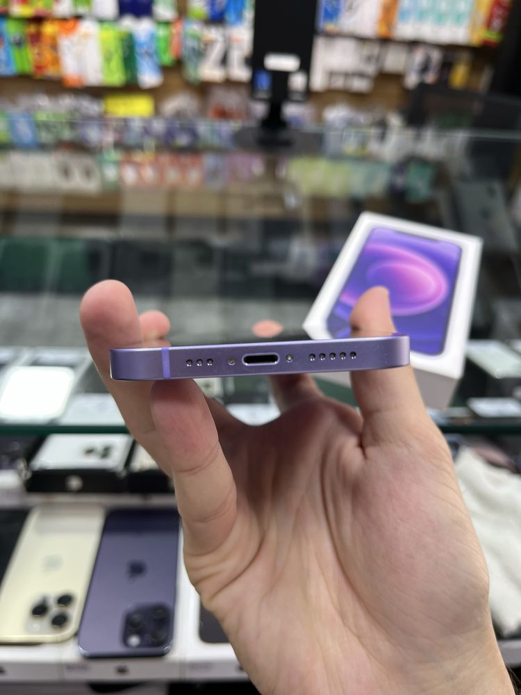 Iphone 12 Purple 64gb 85% - Naqd va halol nasiya savdoga
