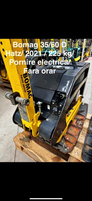Talpa / placa compactoare Bomag 35/60 D / 2021 / 225 kg / fara orar