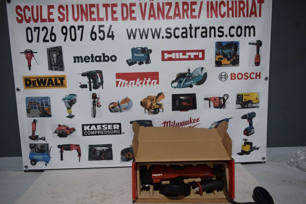 Polizor unghiular Hilti AG 200-22D, NOU, 125mm, 220V