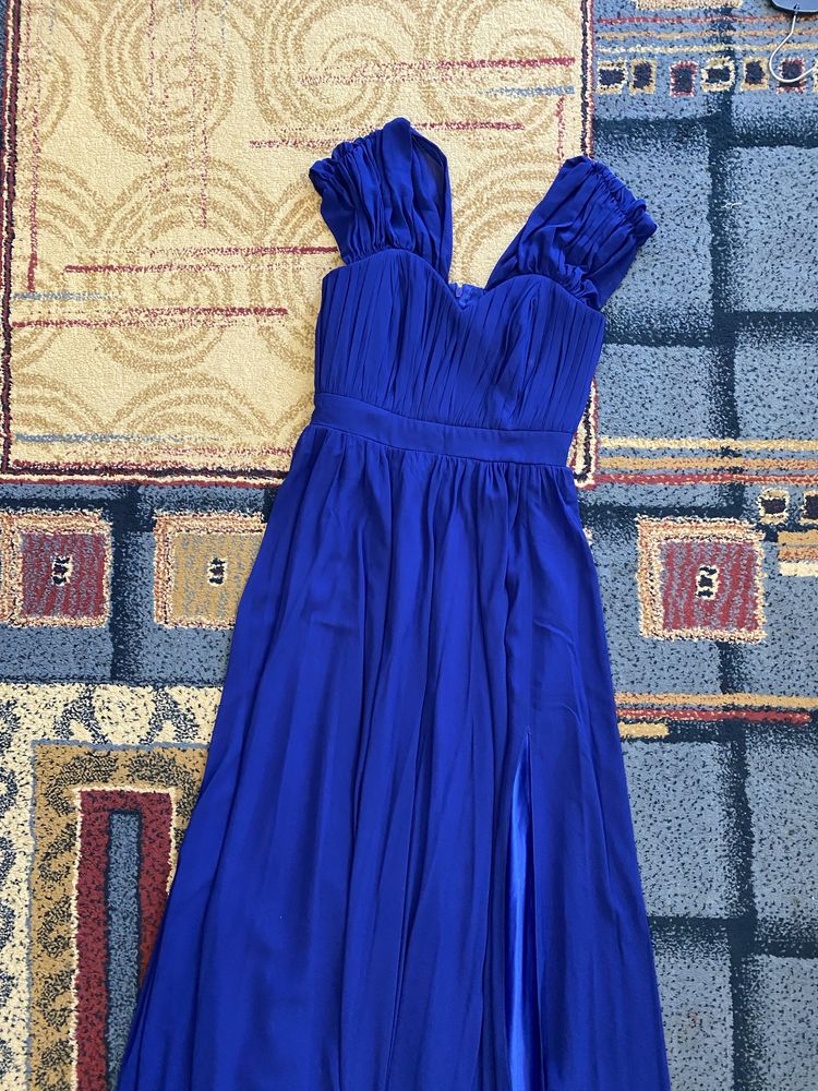 Rochie lunga albastra