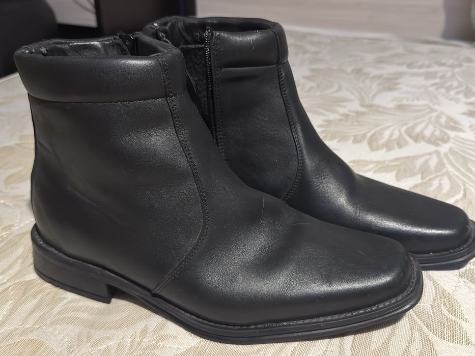 Мъжки боти естествена кожа