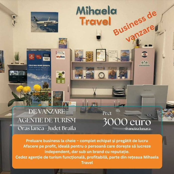 Se vinde Business- Agentie de Turism