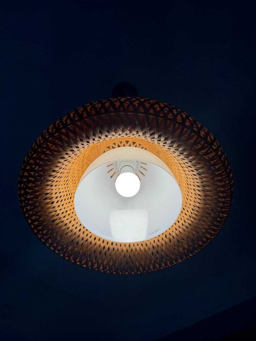 2 Lustre suspendate bambus