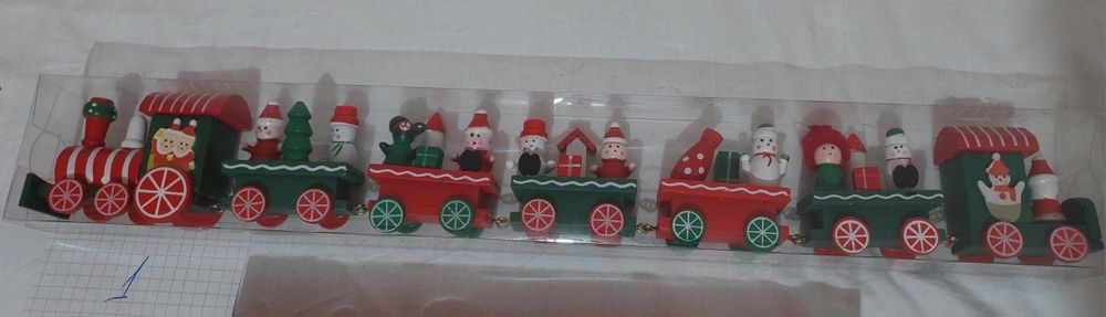 Trenuleț lemn jucărie