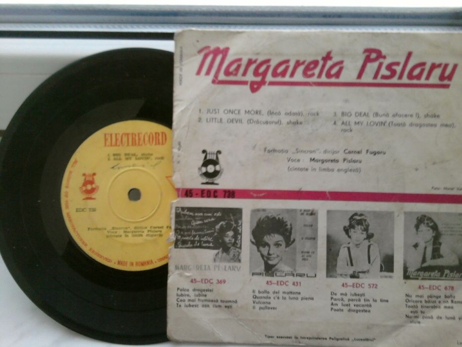 placa vinyl Margareta Paslaru/formatia Sincron