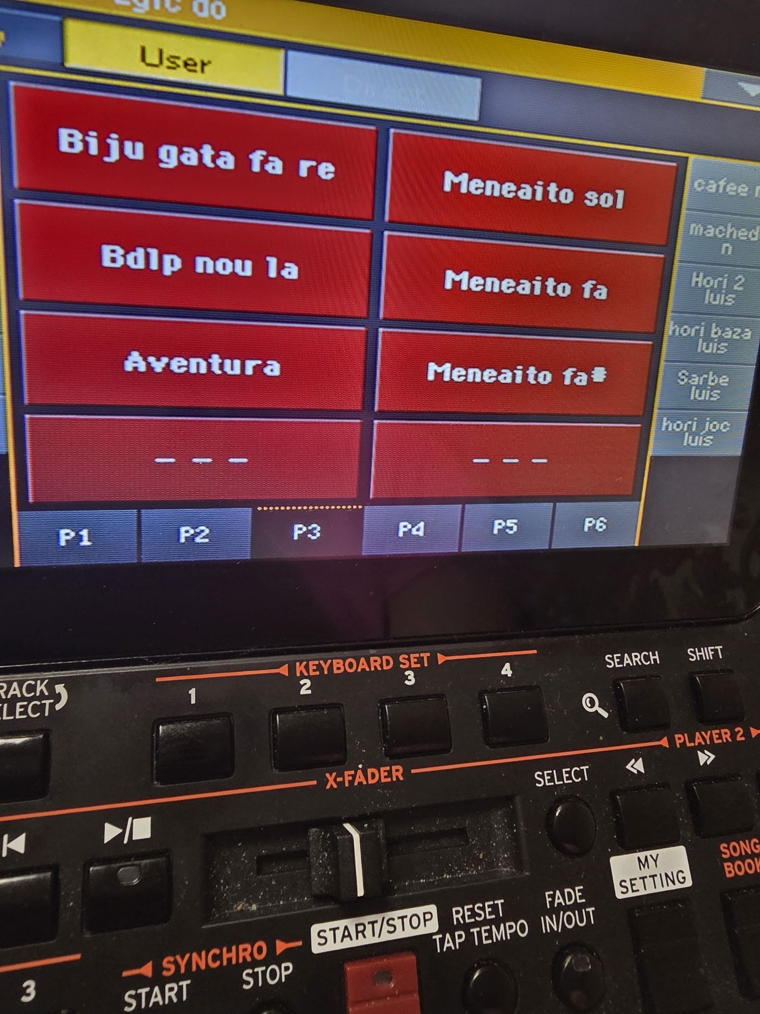 Set korg pa1000 pa700 korg pa5x Manual 2025