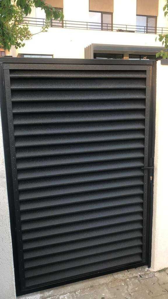 Garduri si porti din panouri stil jaluzele si alte modele disponibile