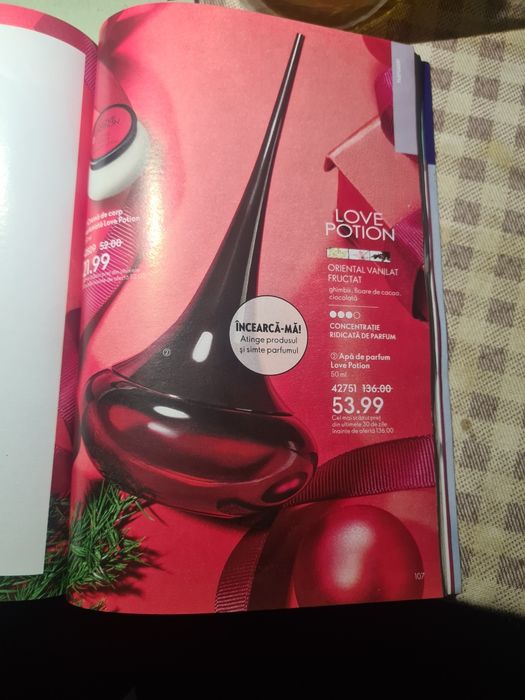 Transport gratuit &Set Love Potion Oriflame