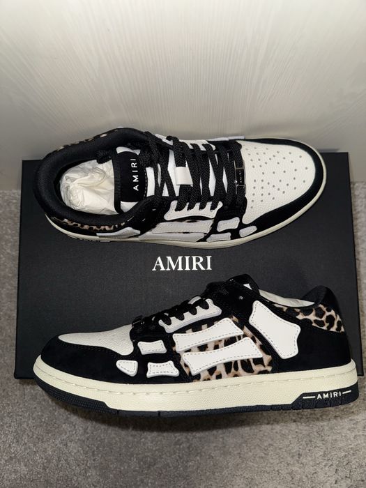 Amiri Leopard Skel Top Low