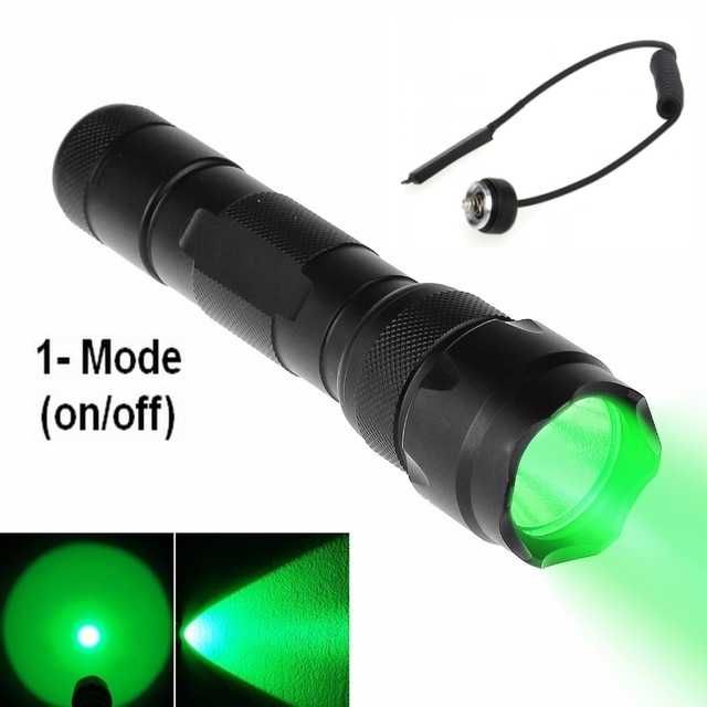 Lanterna 502B  cu Led VERDE cu 1- Mod de iluminare - Full set