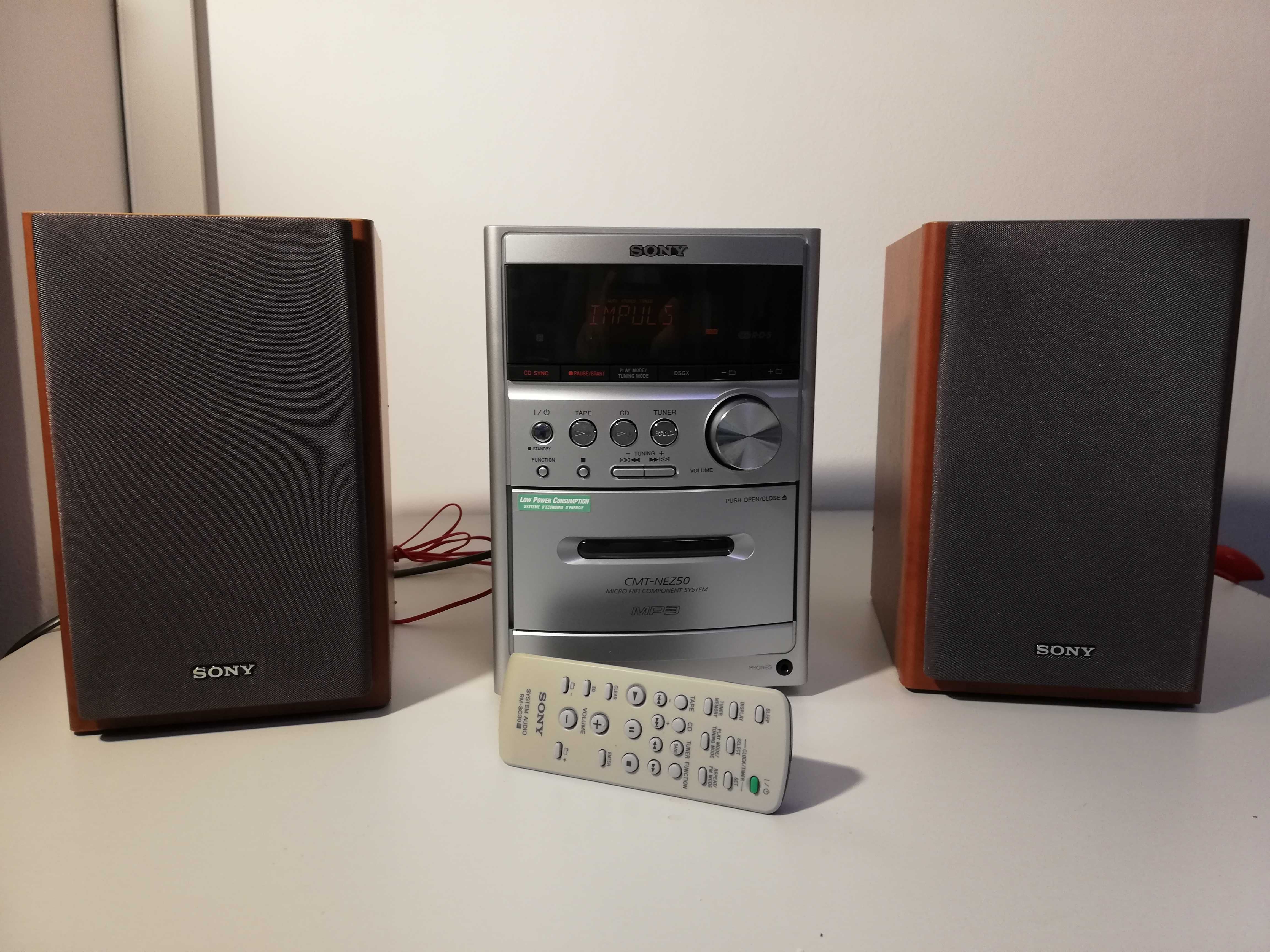 Combina Audio SONY HCD-NEZ50 (CD/MC/Tuner/Amplificator/Boxe) - ca Noua