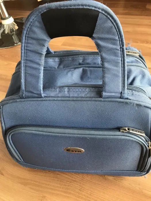 Куфари 3 бр, пътна чанта, мек калъф за лаптоп