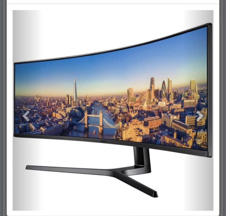 Monitor LED Samsung 49” Super Ultrawide – Curved Gaming / Productivity