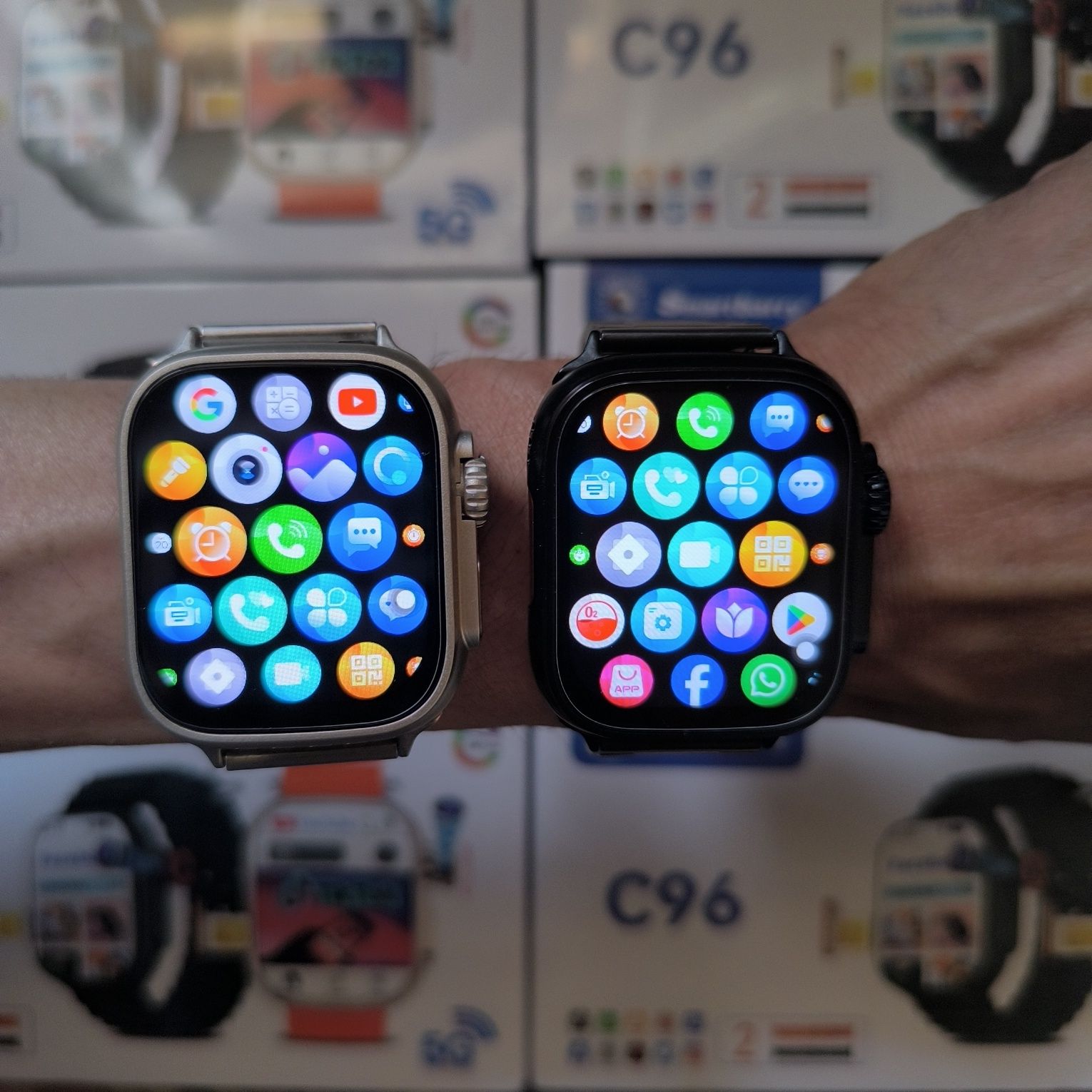 Smart Watch C96, 5G Sim kartali soat, Умный смарт часы с сим-картой