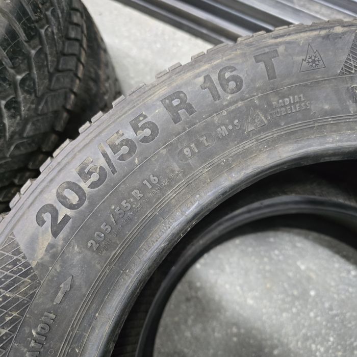 2x 205/55/16 M+S CONTINENTAL Stare impecabila